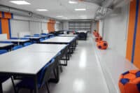 Укриття училища в Полтаві оновили за підтримки уряду Швейцарії