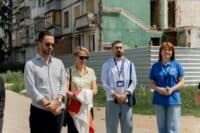Делегація Агентства ООН приїхала на місце ракетного удару по Полтаві (ФОТО)