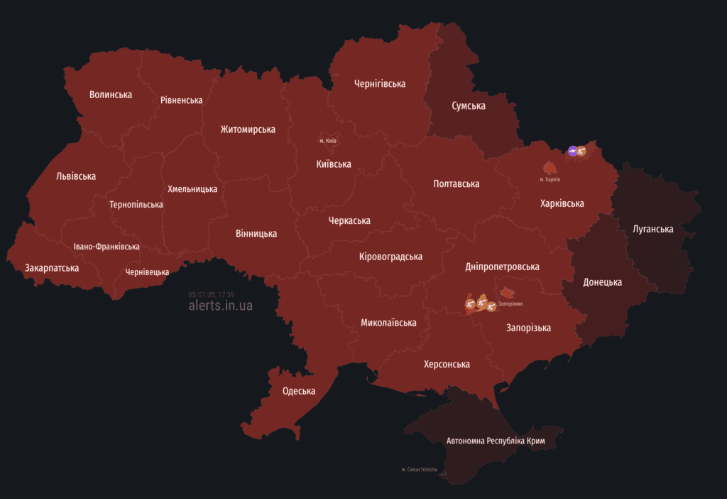 Сирена на Полтавщині: причина тривог 5 липня