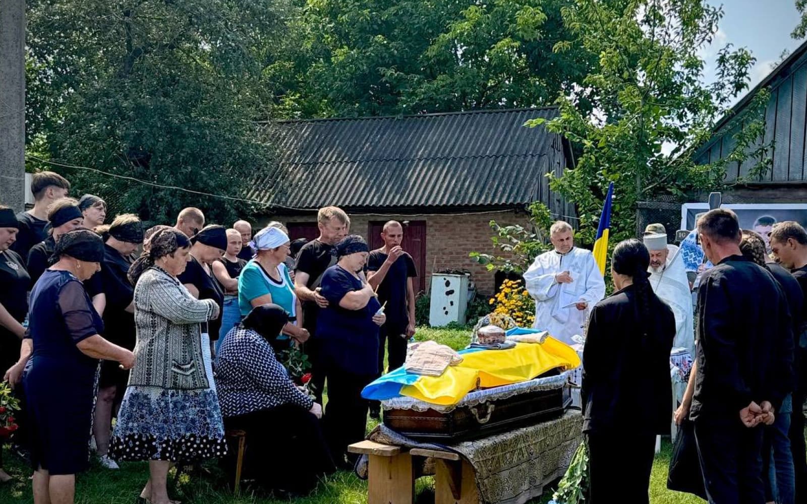 Прощання з воїном.