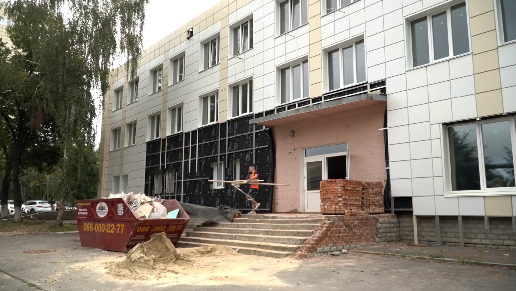 Реконструкція терапевтичного корпусу головної лікарні Полтавщини