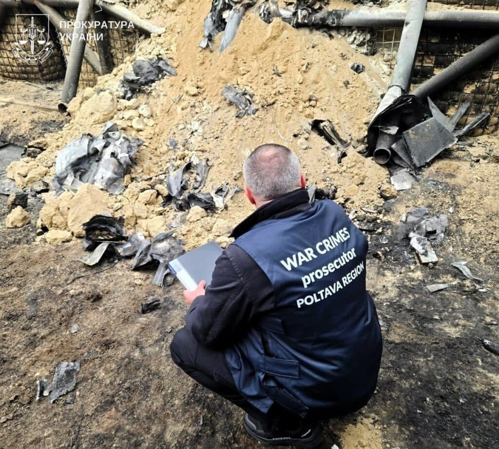 Уламки ракет і дронів знаходять на Полтавщині
