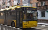 На двох вулицях Полтави призупинили рух тролейбусів