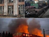 Росіяни вдарили по залізничному депо на Полтавщині