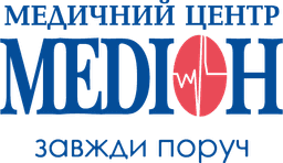 лого Медион синий вектор