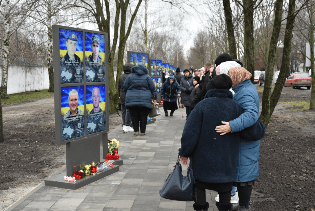 На Полтавщині відкрили Алею Слави