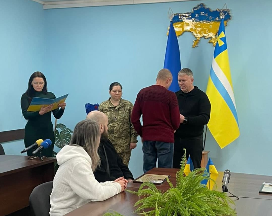 Вручення відзнак ветеранам у Кременчуці