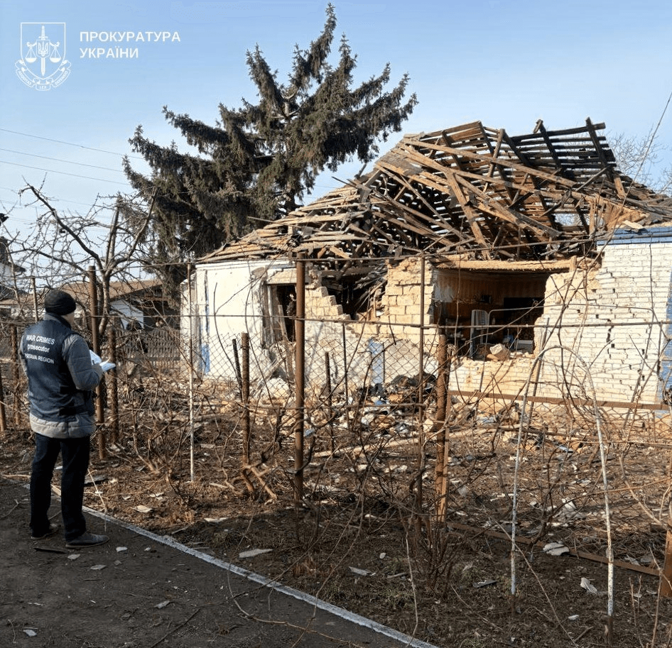 Наслідок обстрілу Полтави 24 березня