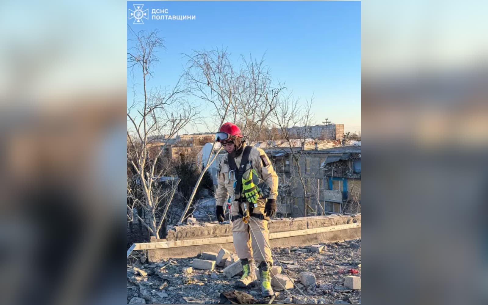 Ліквідація наслідків обстрілу