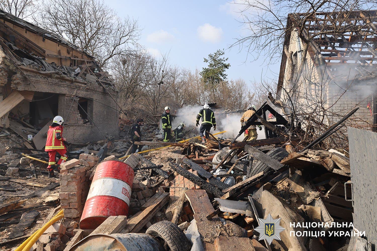Після обстрілу Полтави поліція та СБУ збирають докази воєнного злочину