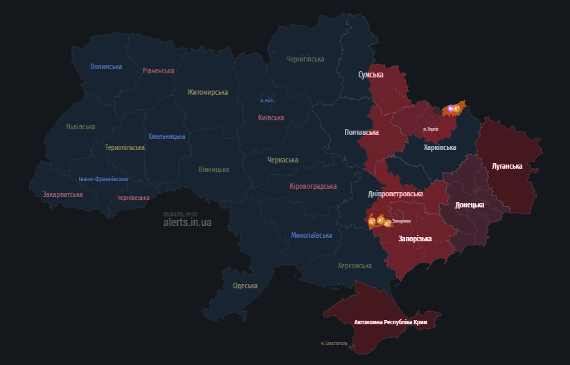Повітряна тривога 3 травня