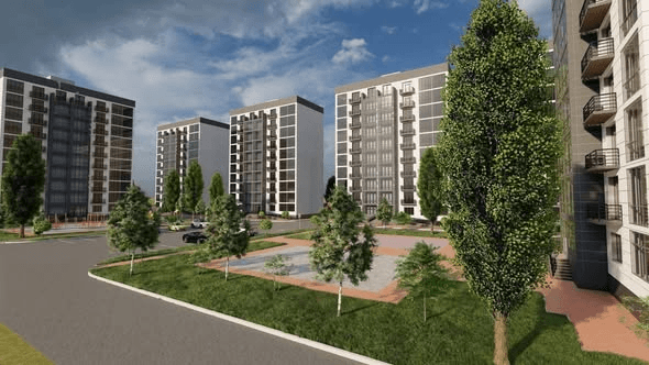 Ескіз забудови у Кременчуці