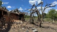 Оприлюднили фото з місця ворожого обстрілу, який розслідує СБУ