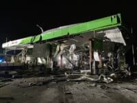 Дві АЗС під Полтавою потрапили під обстріл