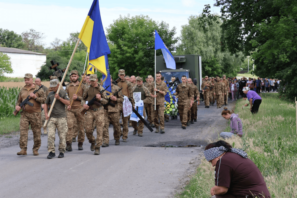 На Полтавщині попрощалися із захисником та його...