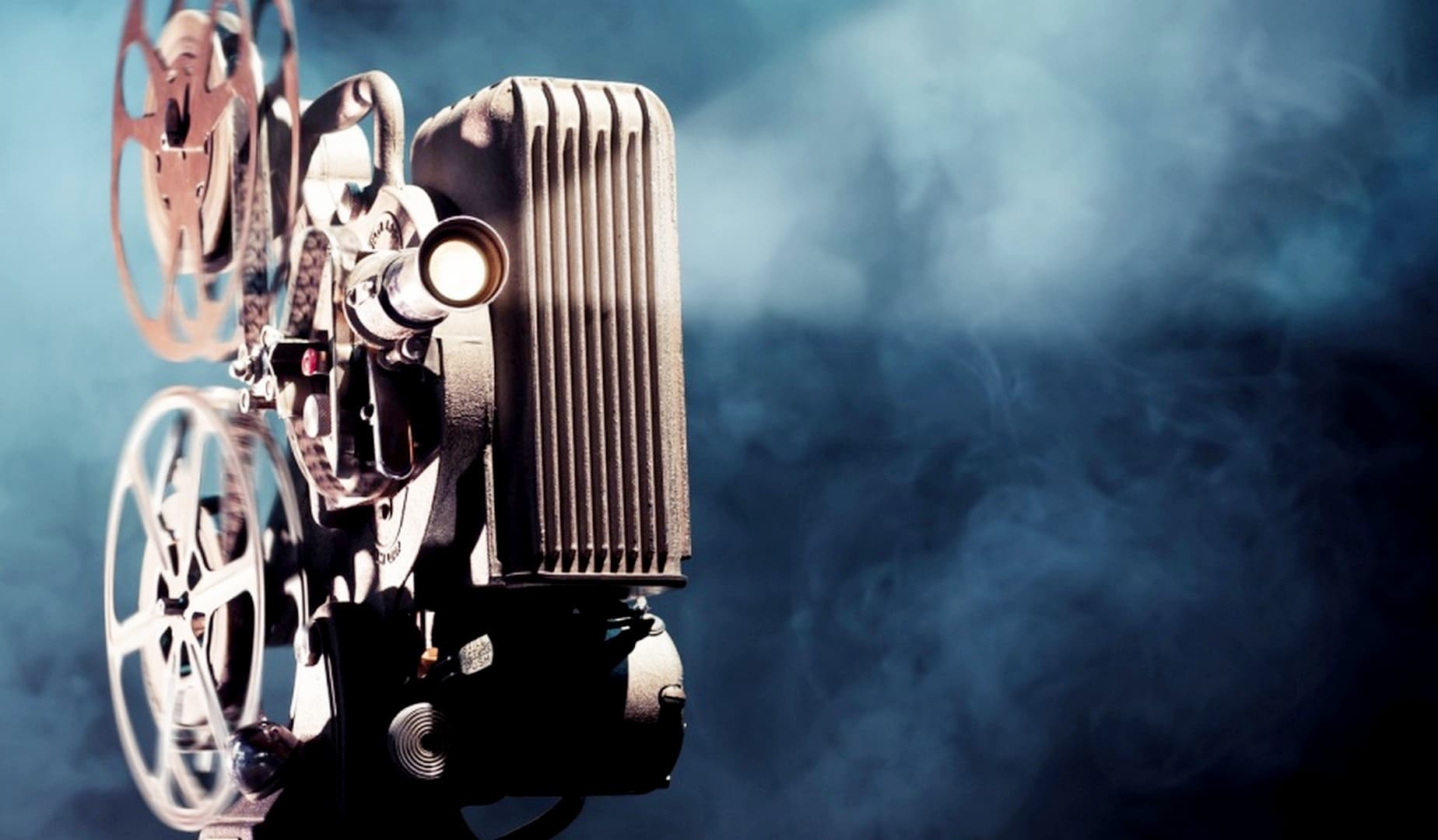photo of an old movie projector