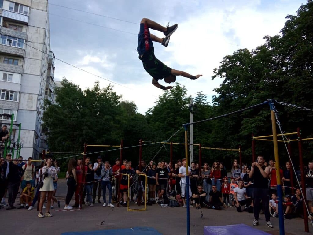 Фото зі всеукраїнських змагань зі Street Workout.