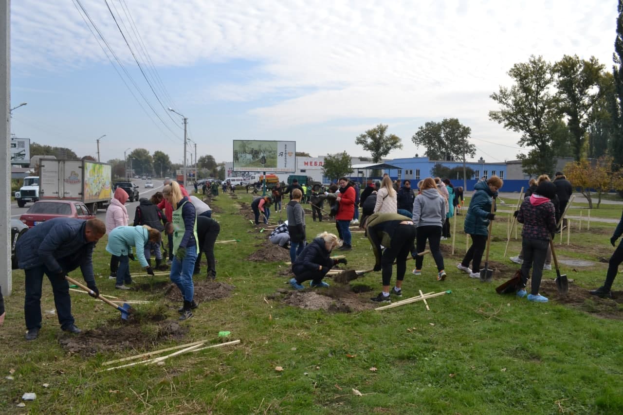 На Полтавщині саджають дерева