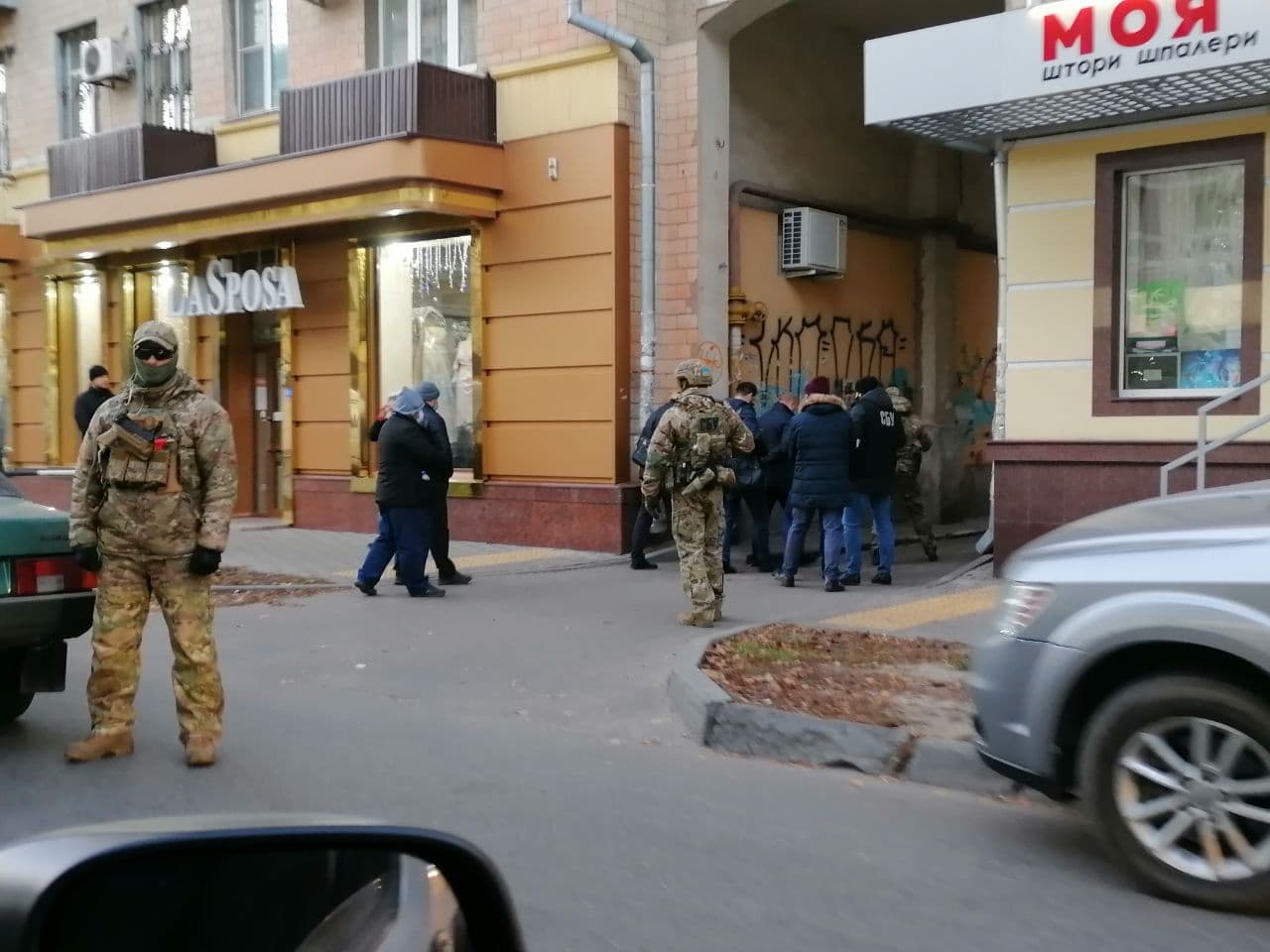 Затримання на вул. Пушкіна