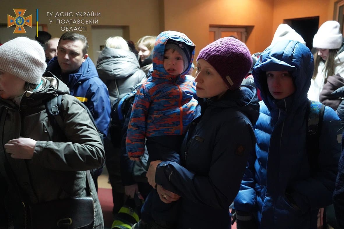 Евакуйовані родини