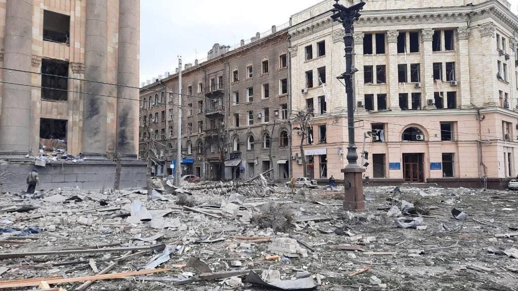 Ілюстративне фото. Харків після обстрілку окупантами з росії