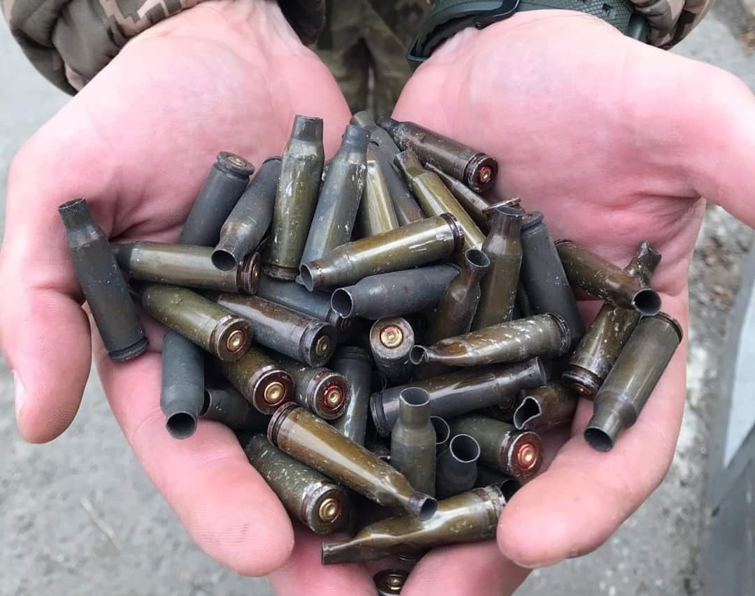Гільзи від патронів, якими нищили дрони