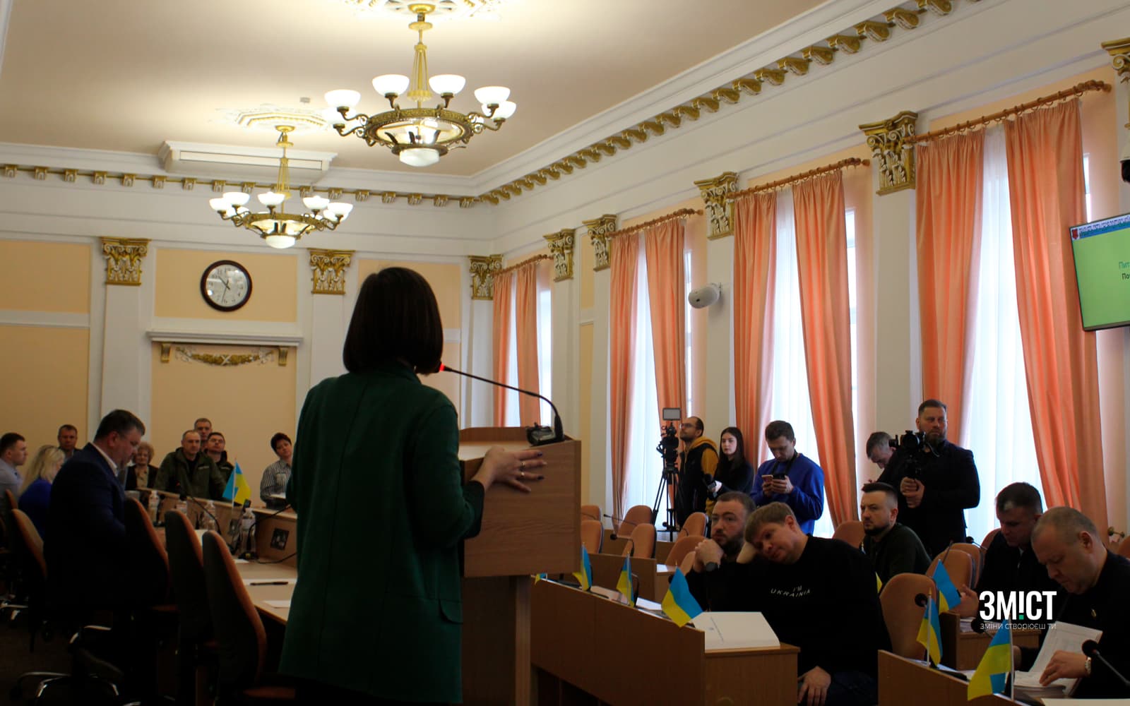 Юлія Городчаніна виступає перед колегами