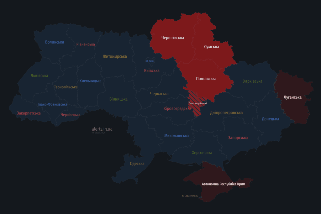 Мапа тривог