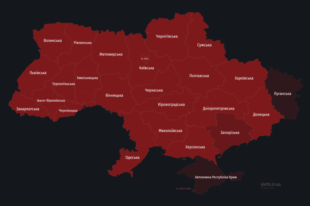 Мапа тривог