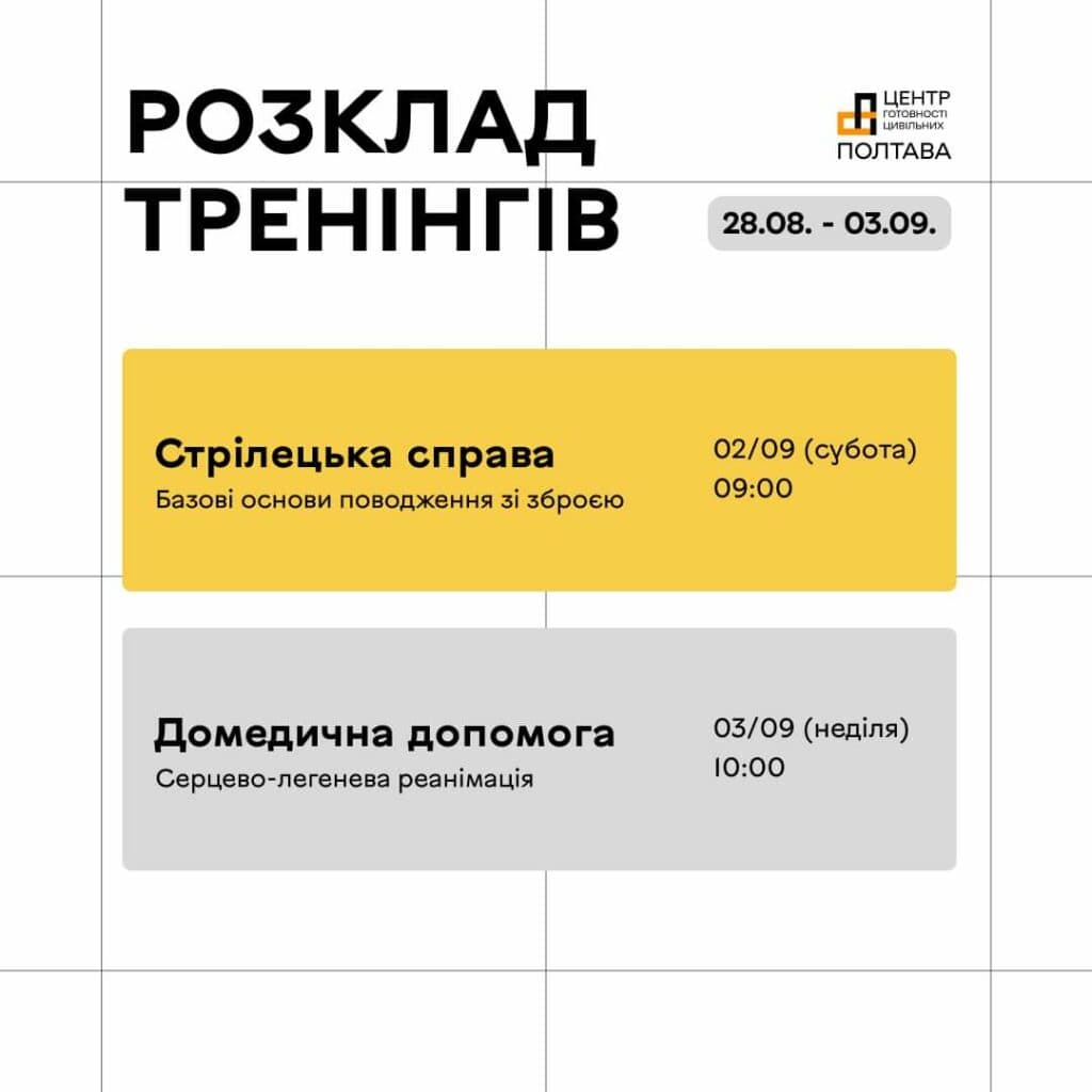 тренінги в Полтаві