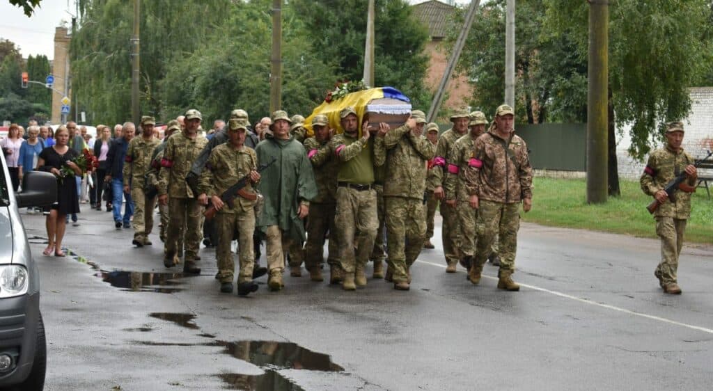 Прощання з героєм на Полтавщині
