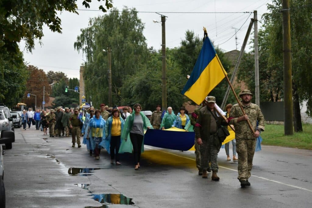 Прощання з героєм у Пирятині