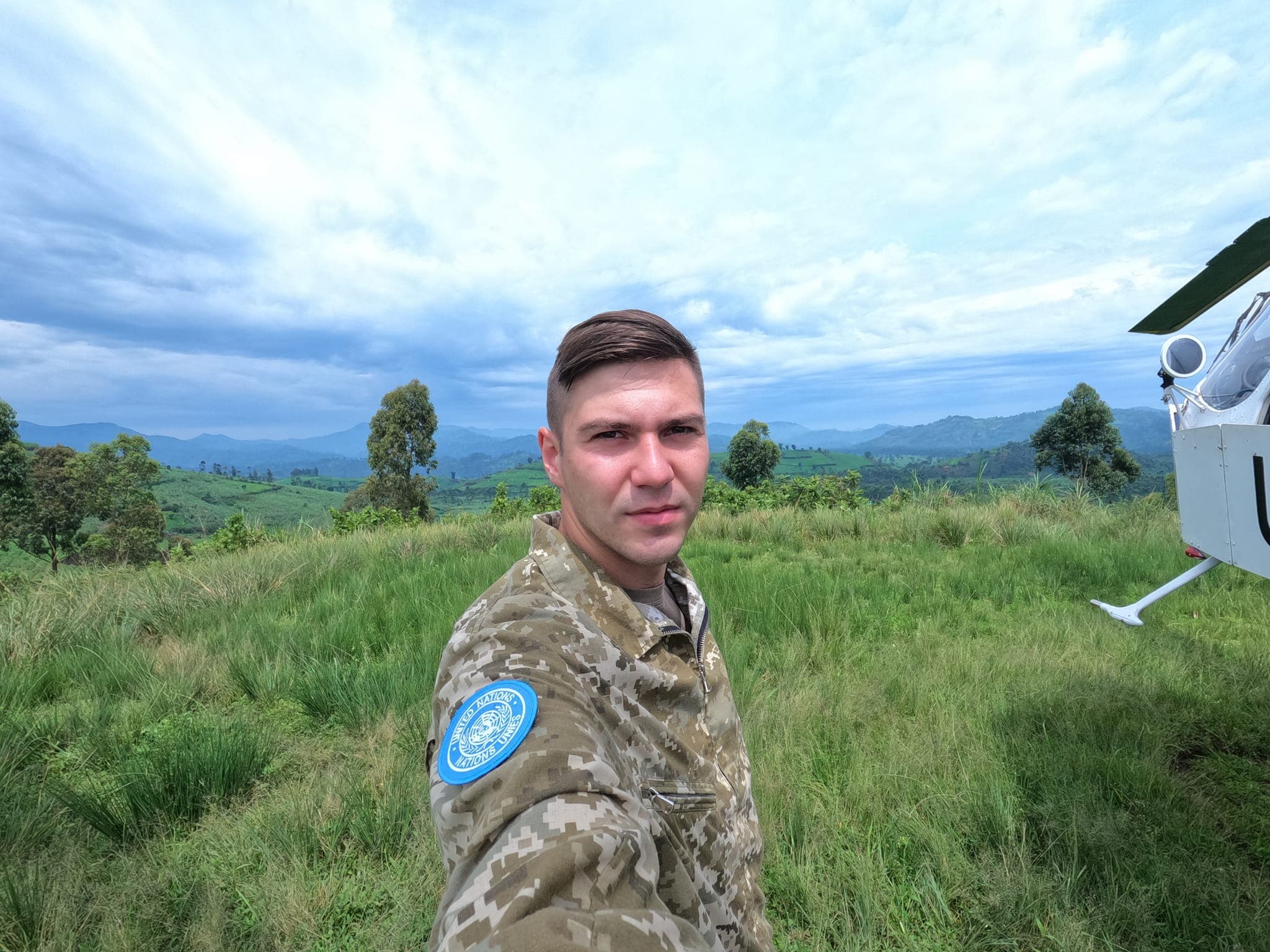 Капітан Владислав Римар, пілот вертольоту 18 окремої бригади армійської авіації імені Ігоря Сікорського.