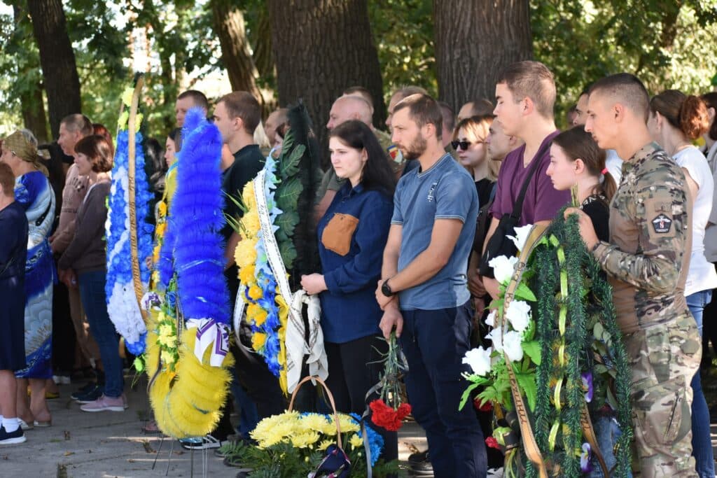 Поховали розвідника Дмитра Алехна