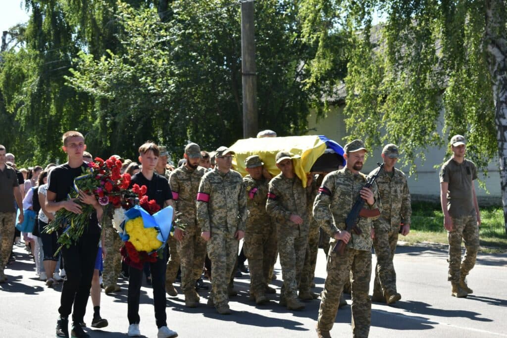 Поховали розвідника Дмитра Алехна