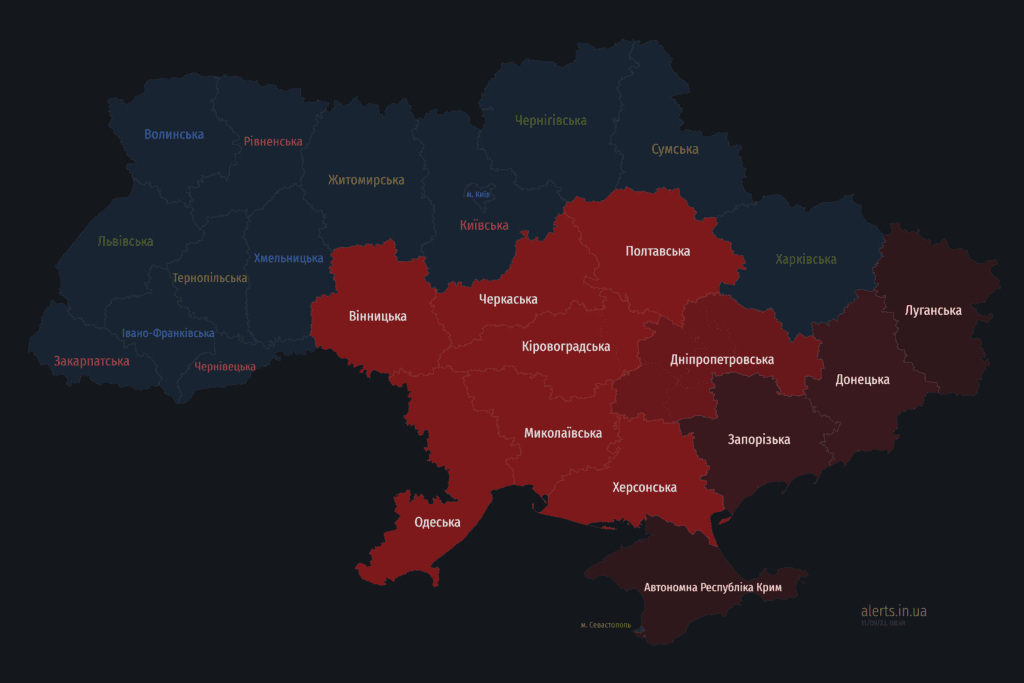 Мапа тривог
