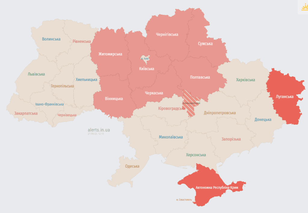 Мапа тривог