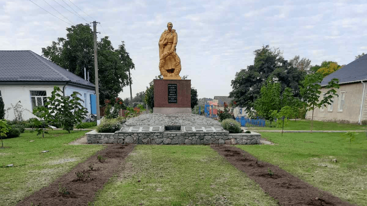 Алея з викопаними квітами