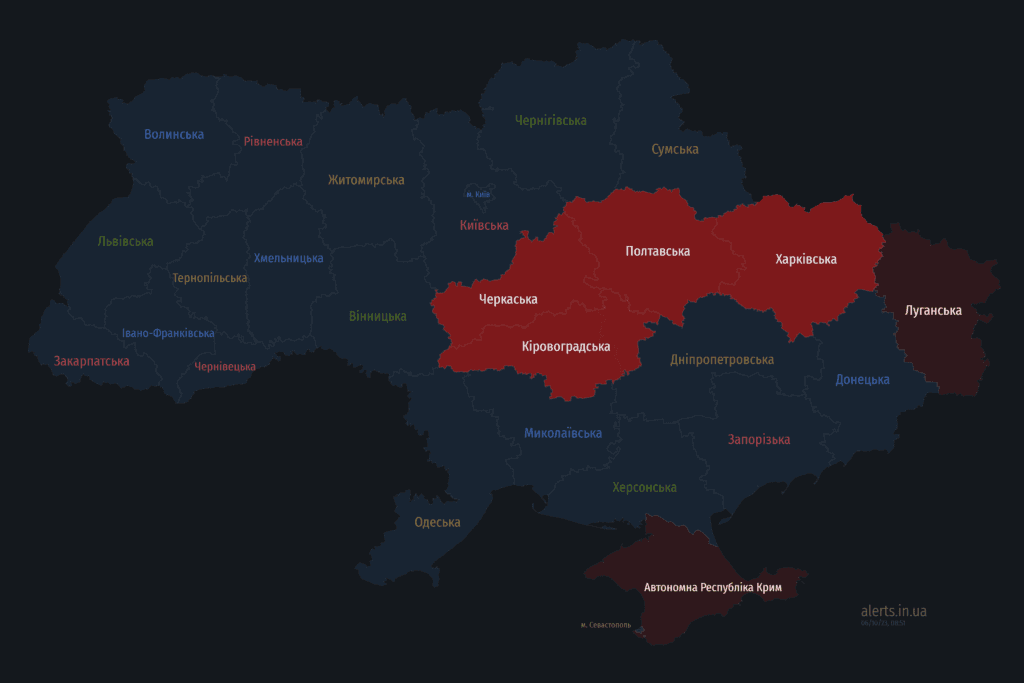 Мапа тривог