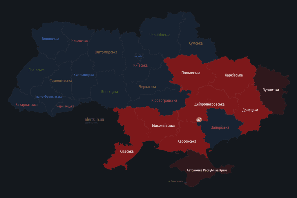 Мапа тривог