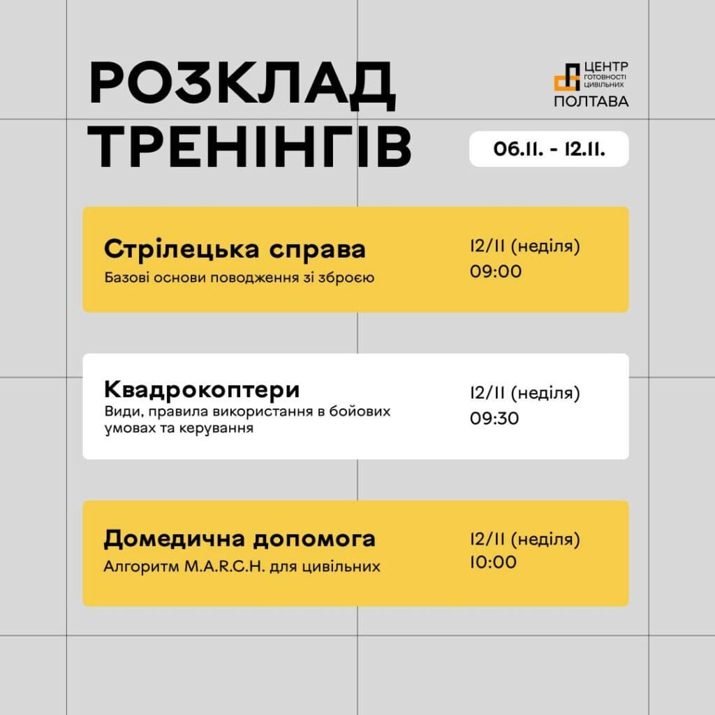 Тренінги в Полтаві