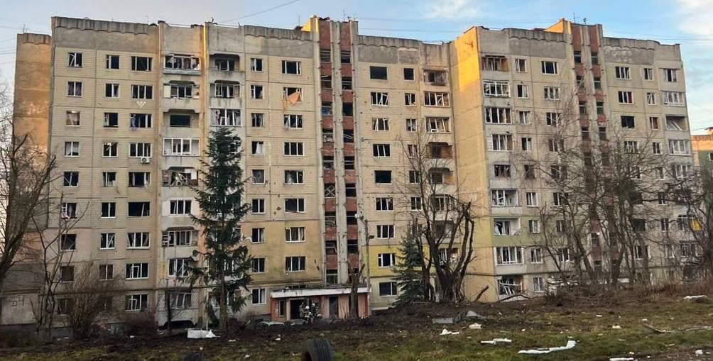 Наслідки обстрілу Львівщини 29 грудня