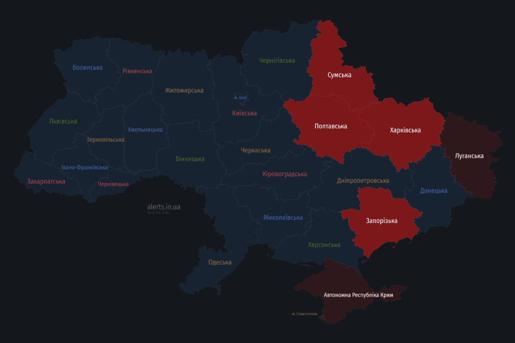 Мапа тривог