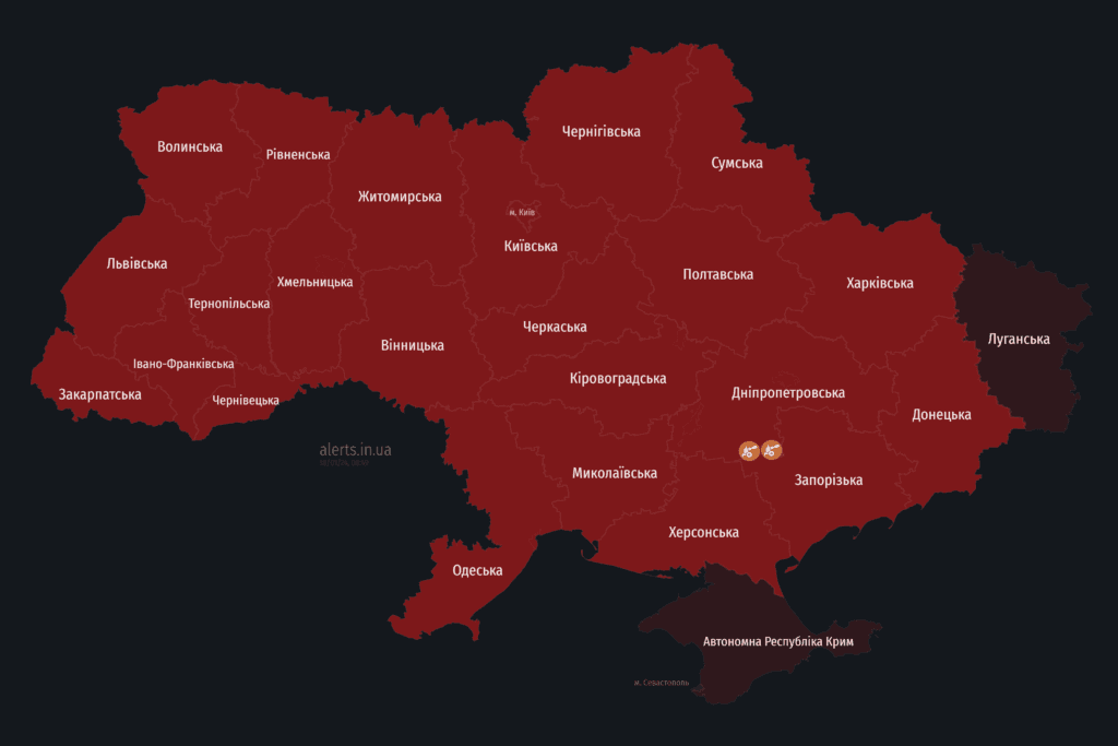 Мапа тривог