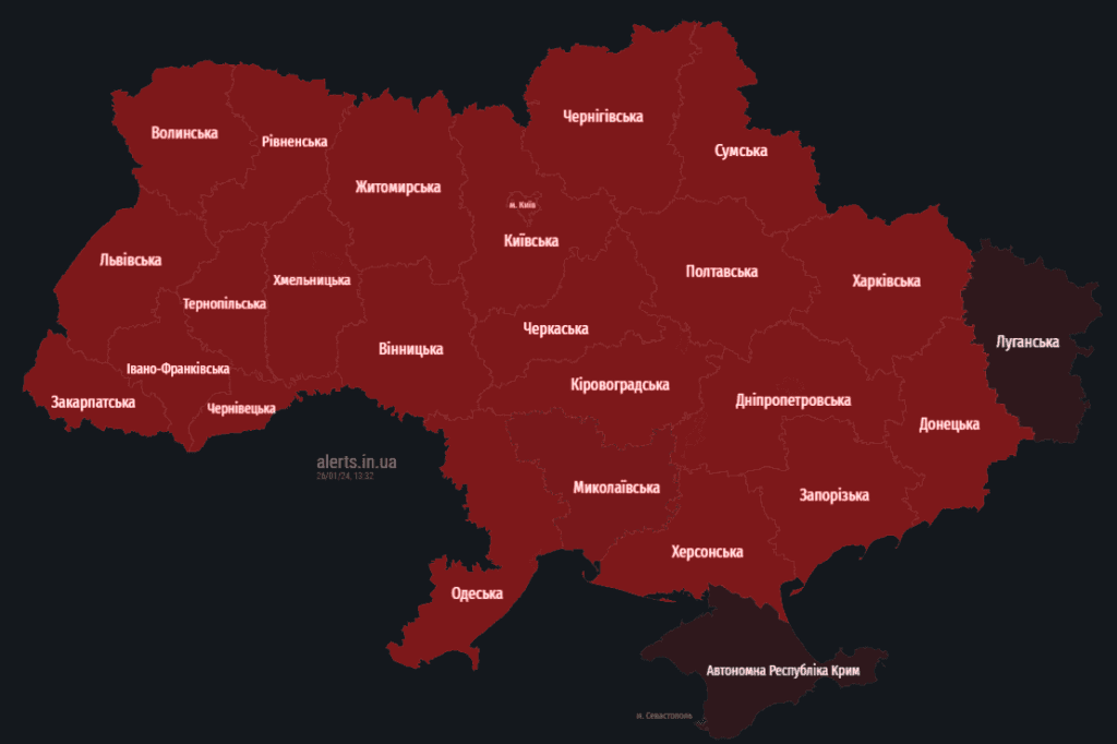 Карта тривог