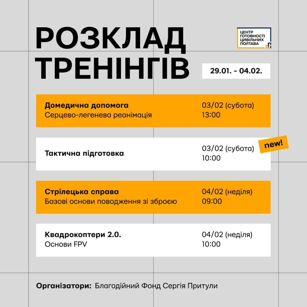 Тренінги в Полтаві