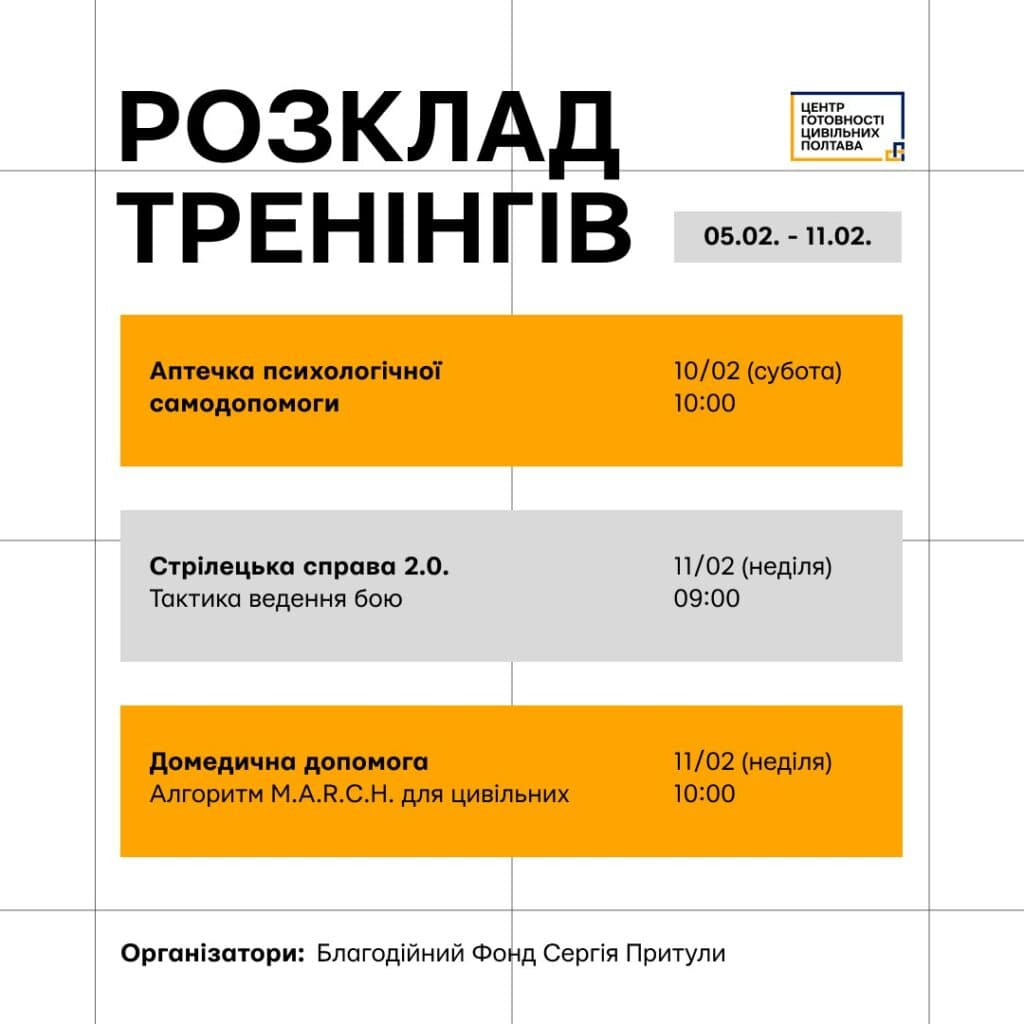 Тренінги в Полтаві