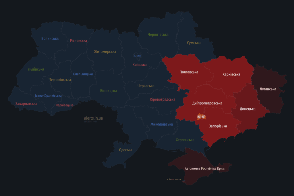 Мапа тривог