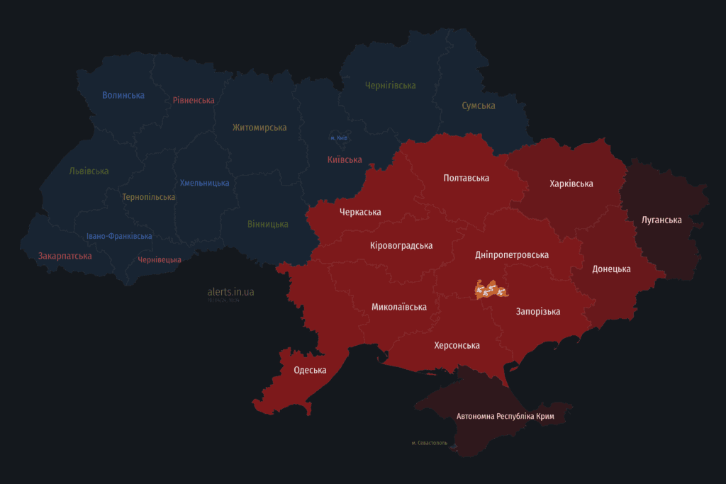Мапа тривог