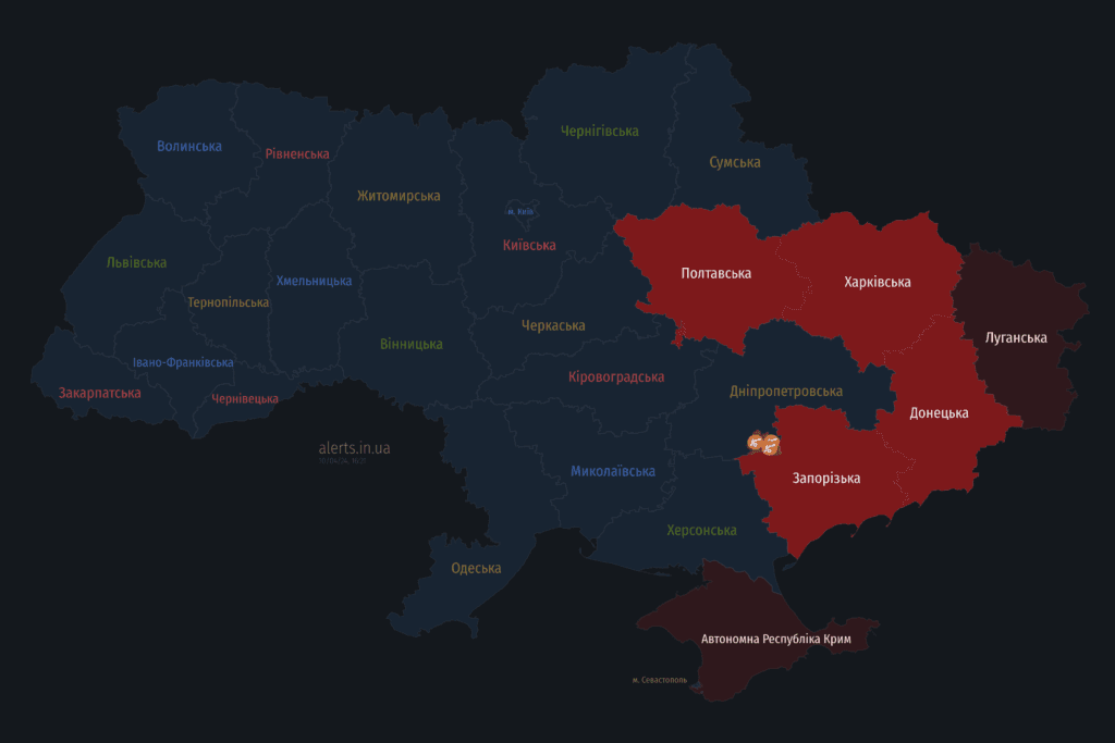 Мапа тривог